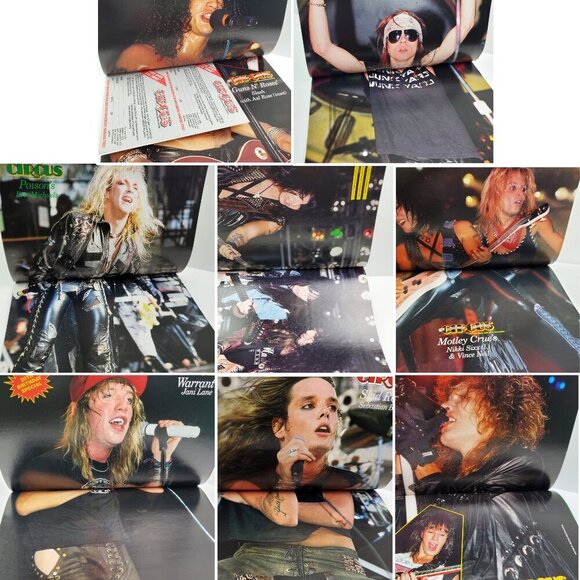 Circus Magazine Rocking Into 1990s VTG Guns n Roses Skid Row Bon Jovi '89 Unread - Picture 4 of 11